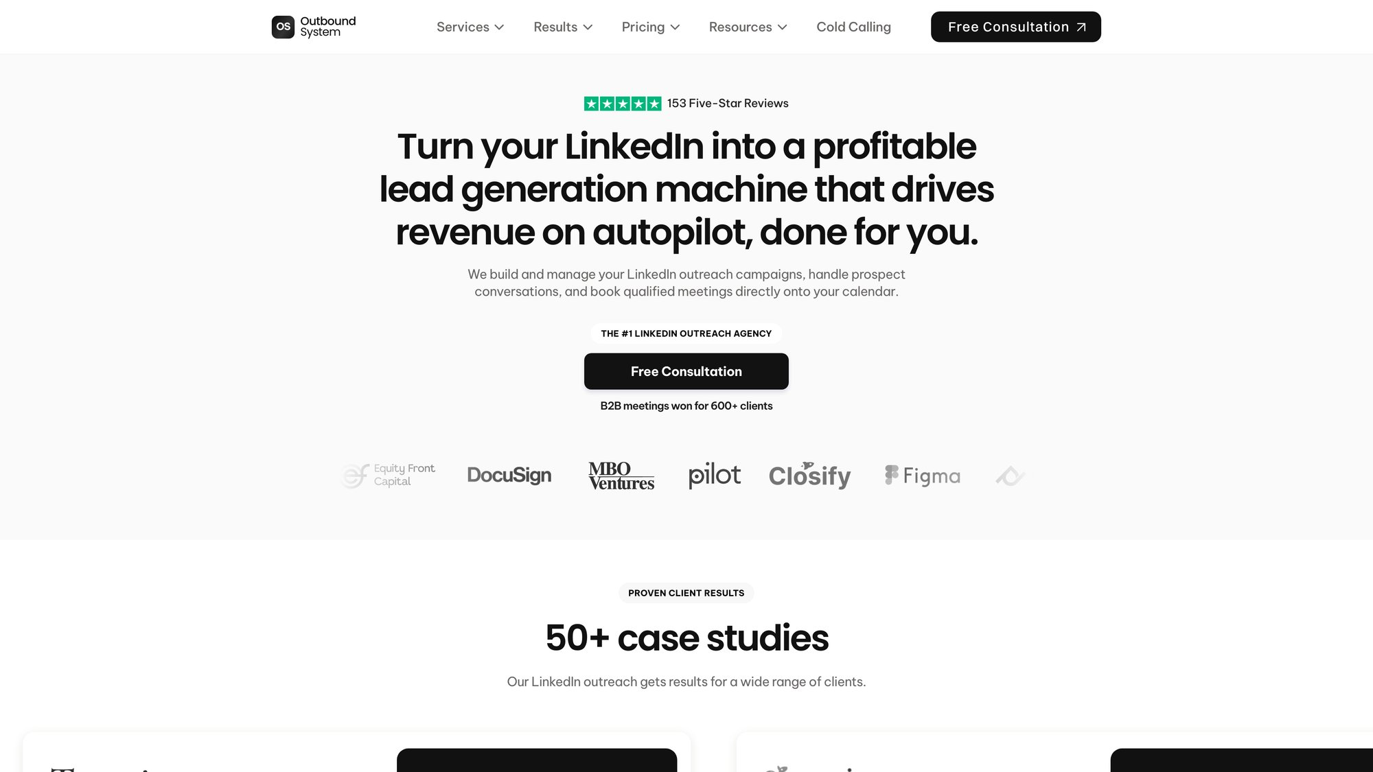 Outbound System LinkedIn lead generation service featuring profile safety and managed outreach