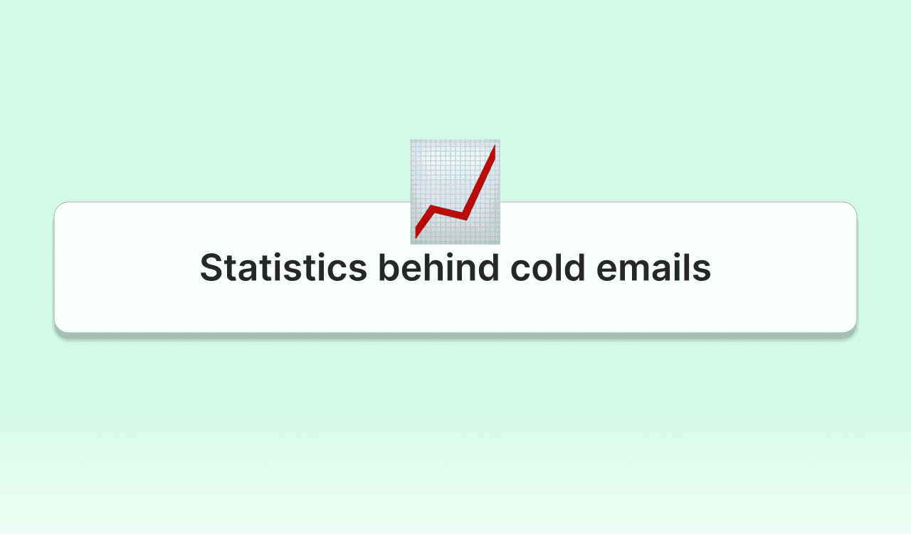 Statistics behind cold emails