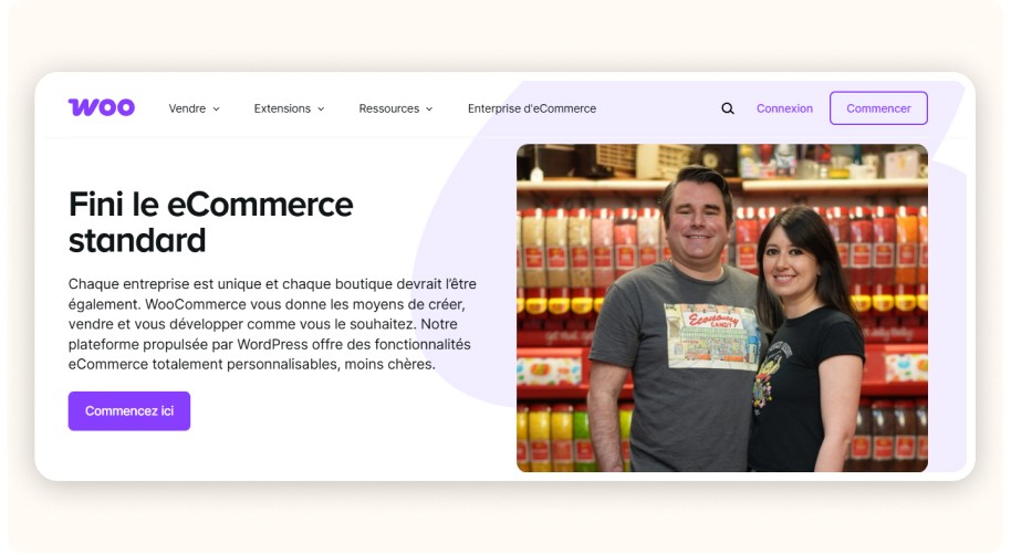 WooCommerce homepage