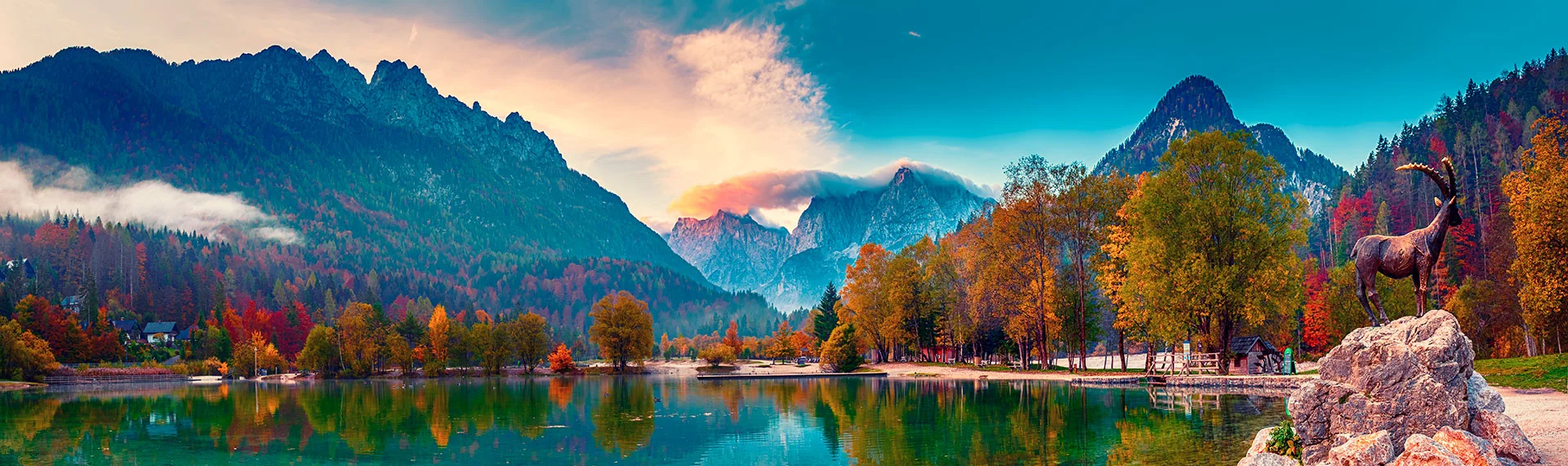 Fotturer i de vakre slovenske Alpene
