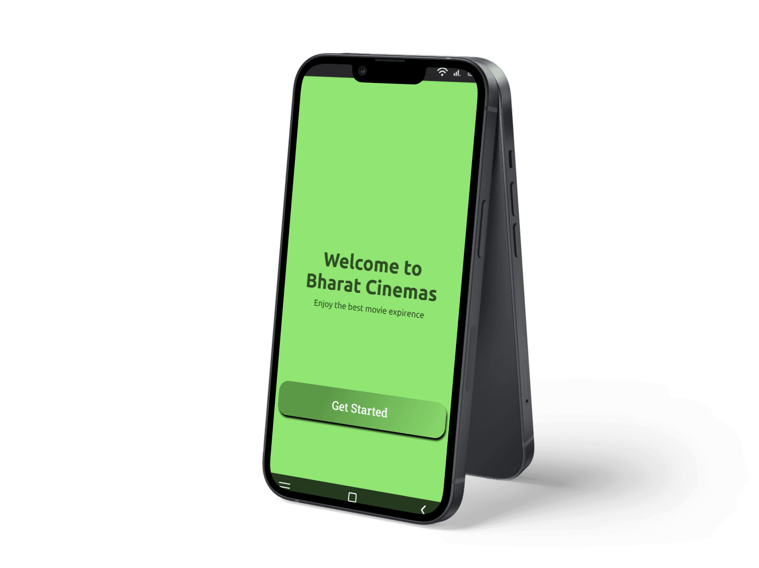 a cell phone leaning on a ledge