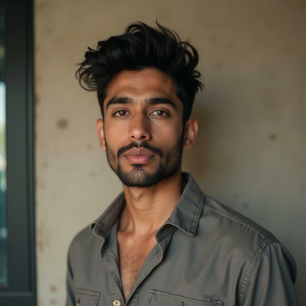 Upload a clear facial photo to generate a professional headshot.