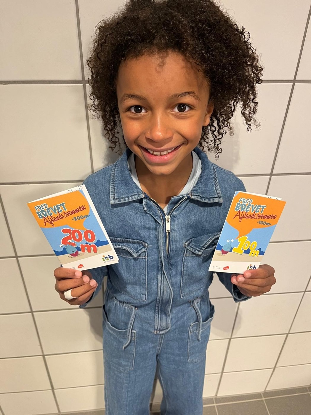 Leerling met behaald brevet