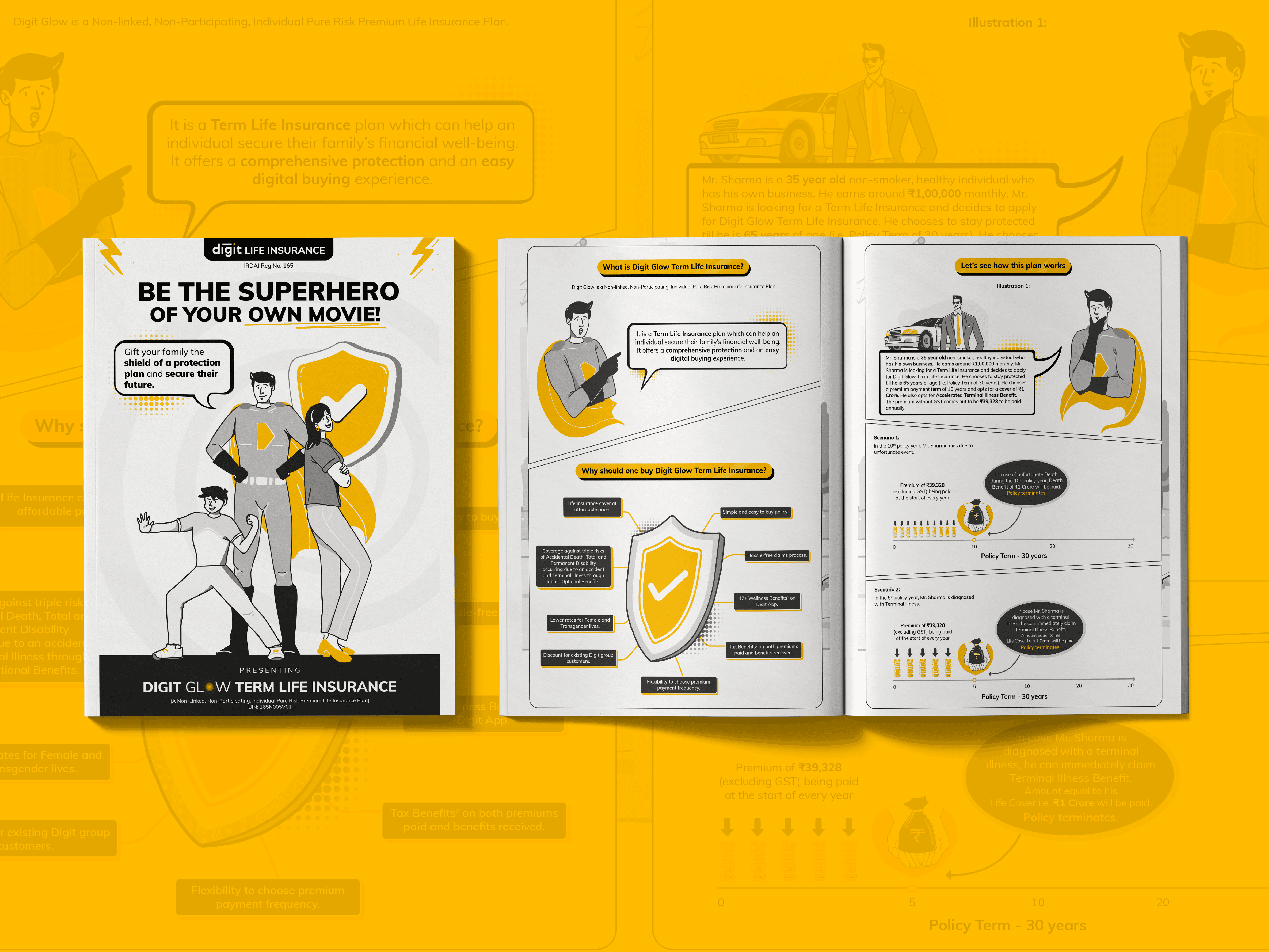 Leaflet Design for Digit ICON
