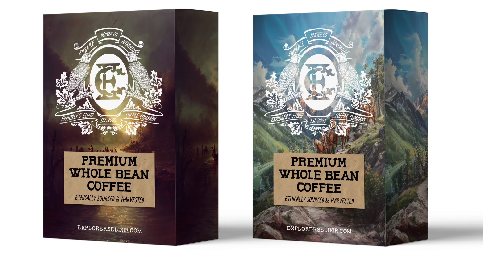 Explorer Elixir Coffee Packaging Shippinh Boxes