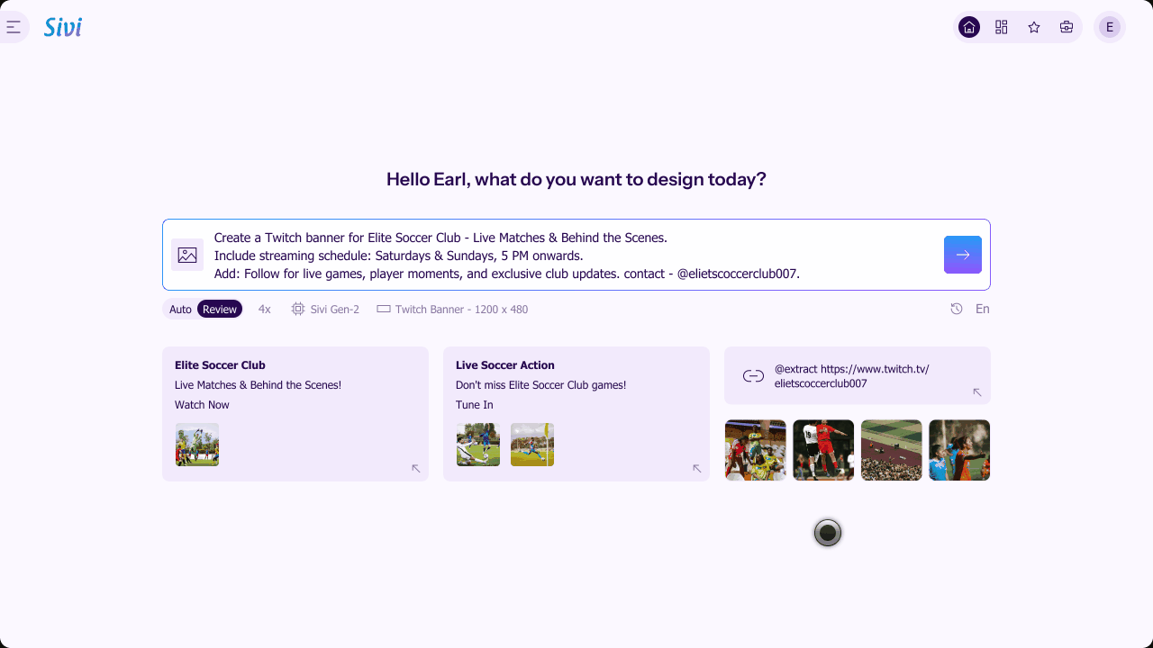 How to generate football banner with AI?