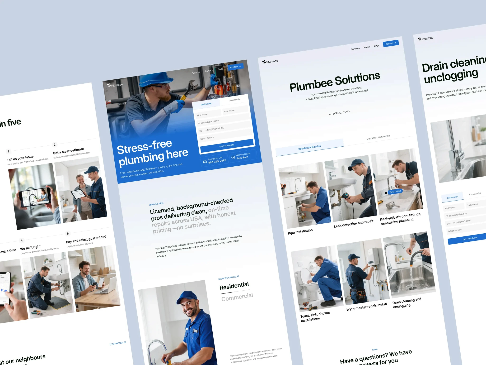 Template for Plumbing