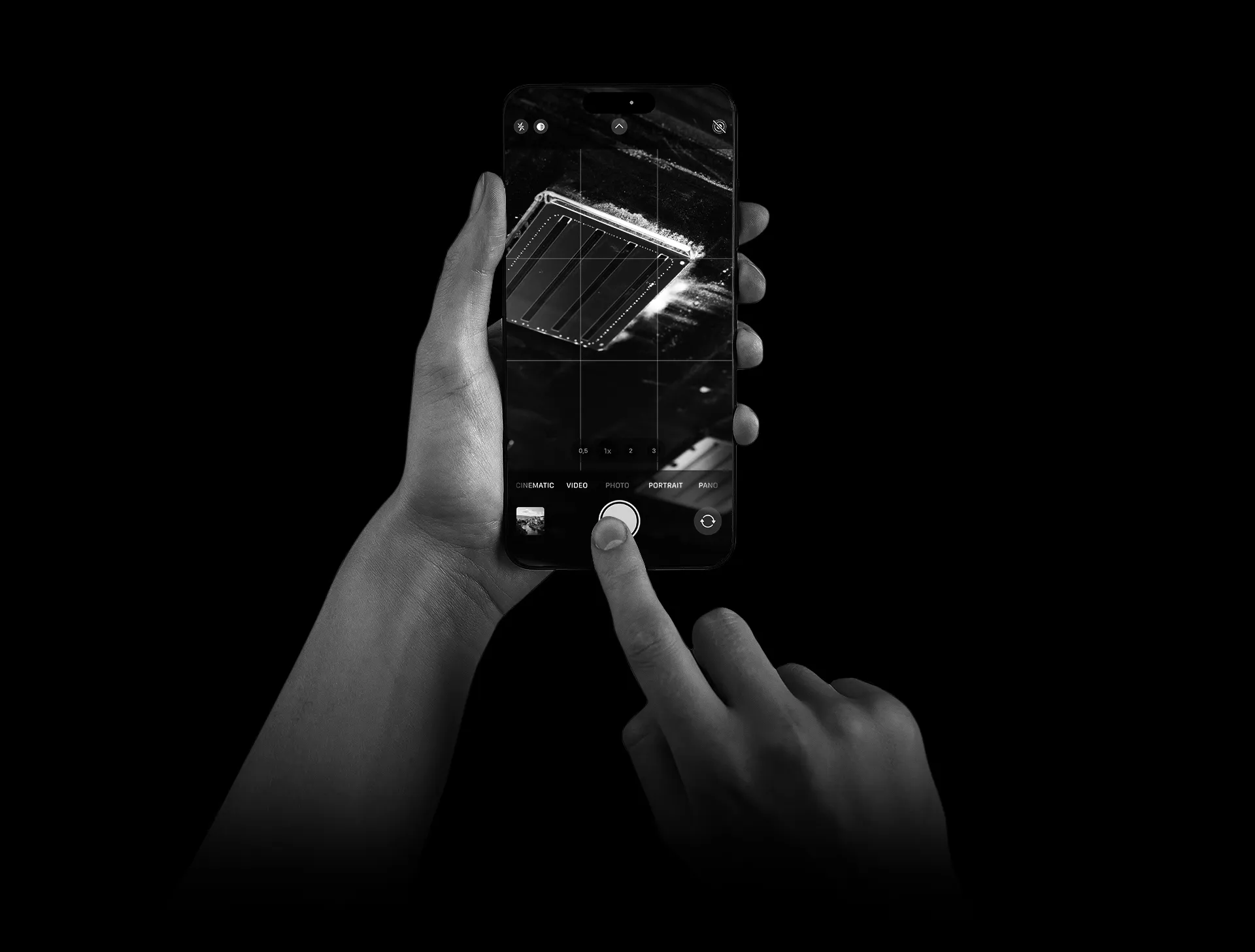 The inconvenience of manual smartphone filming for internal inspection on a traditional DTF printer, contrasting with Gravity Pro's built-in camera system.