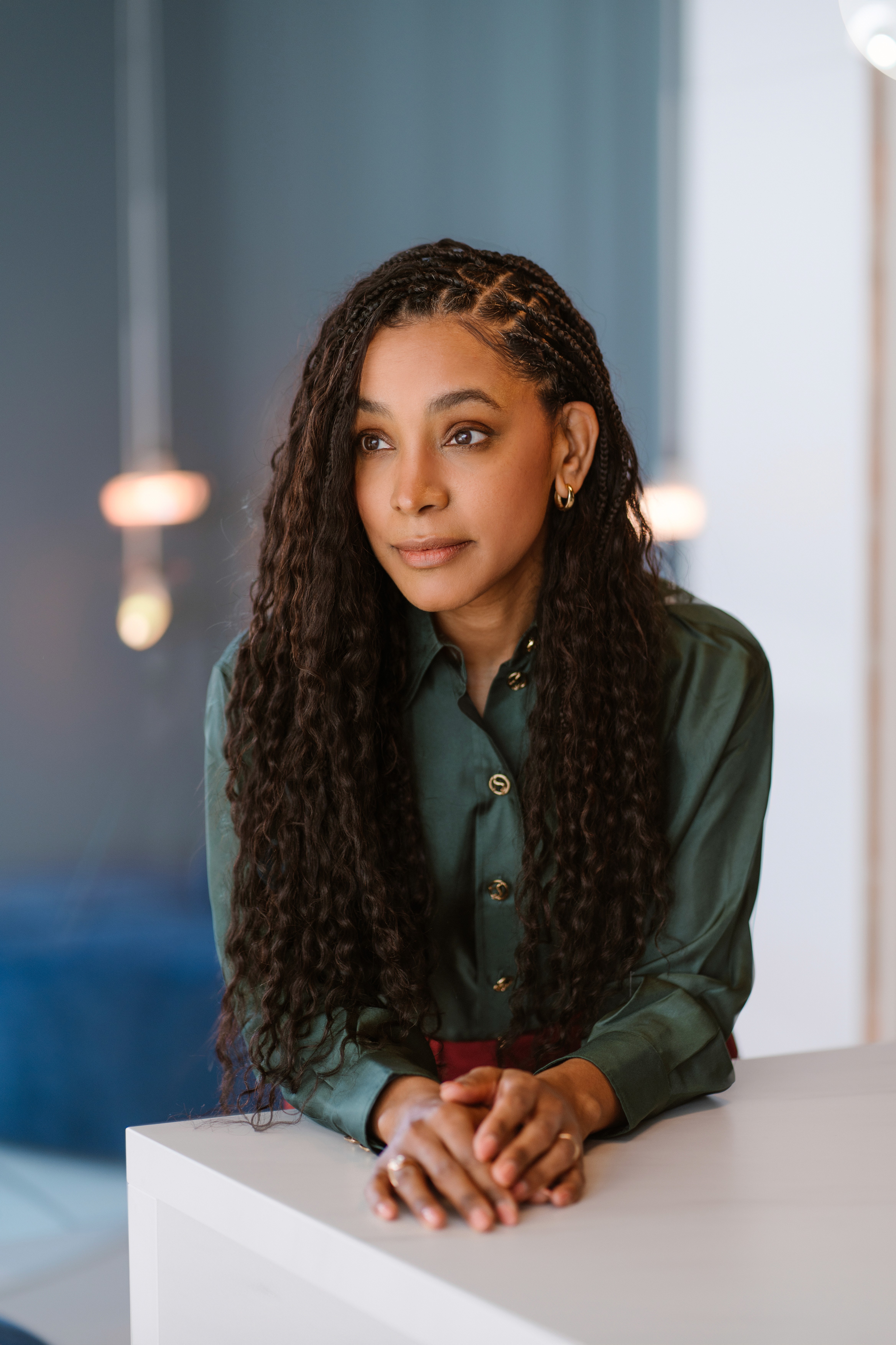 Right before, there's you.