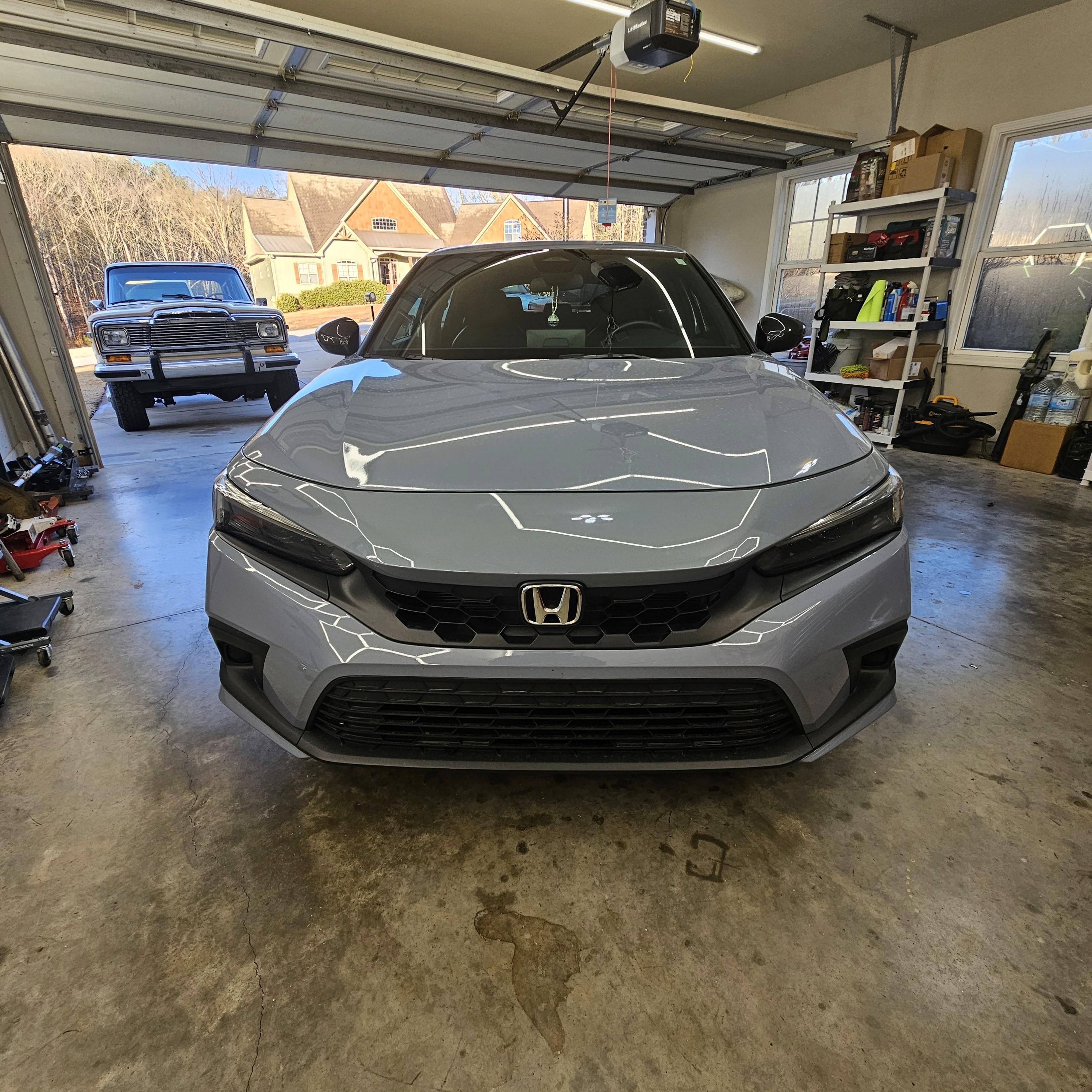 Full, complete detail on a 2025 Honda Civic Sport performed on-site in West Cobb..