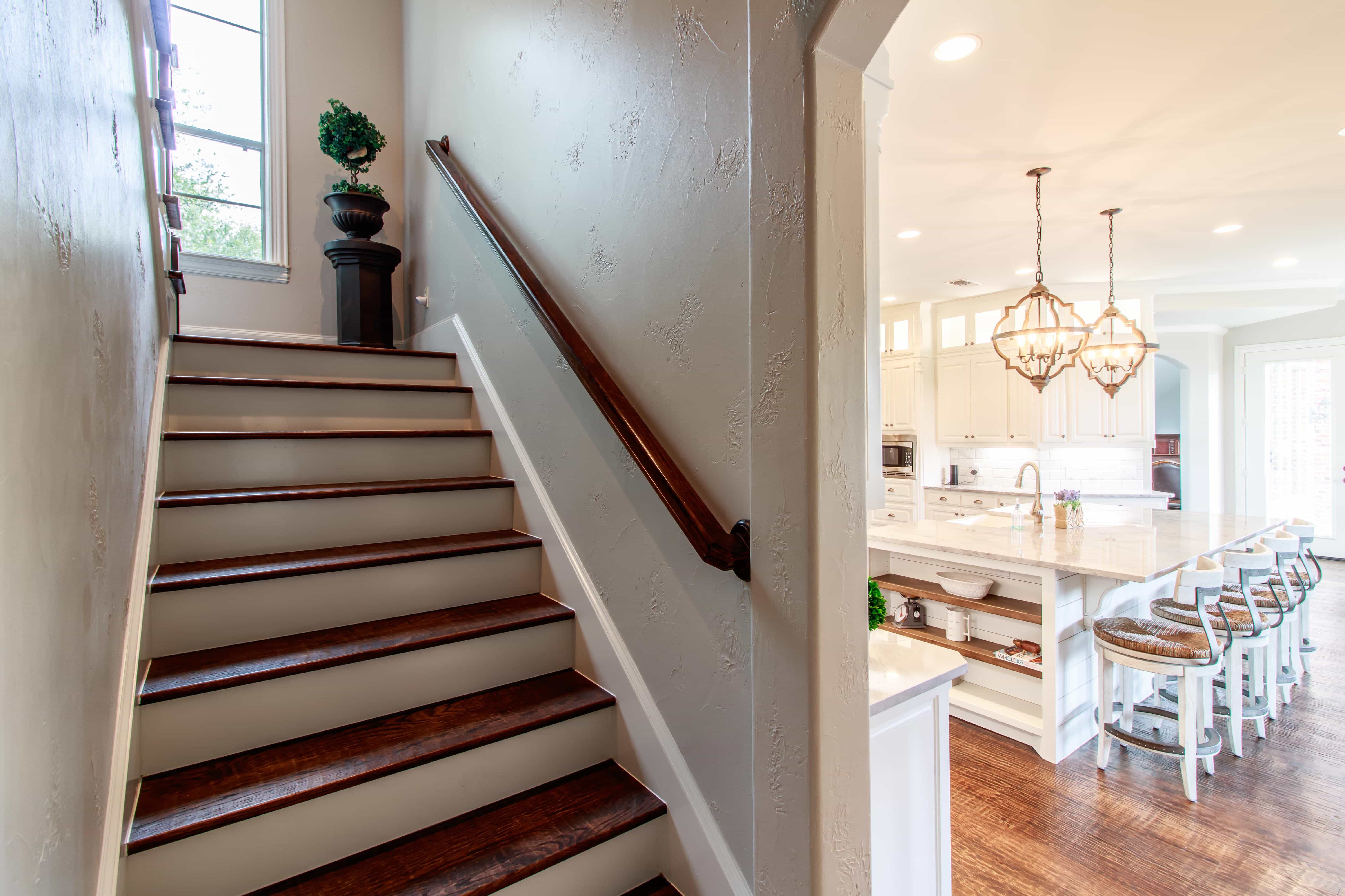 luxury stairwell remodel