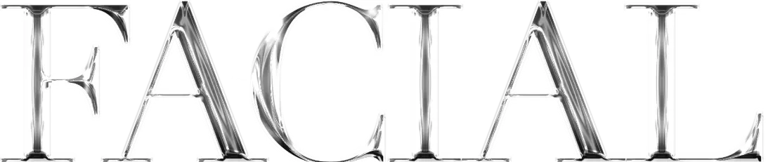 The word: FACIAL PIERCING