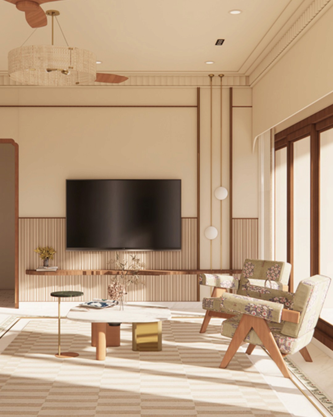 A modern living room