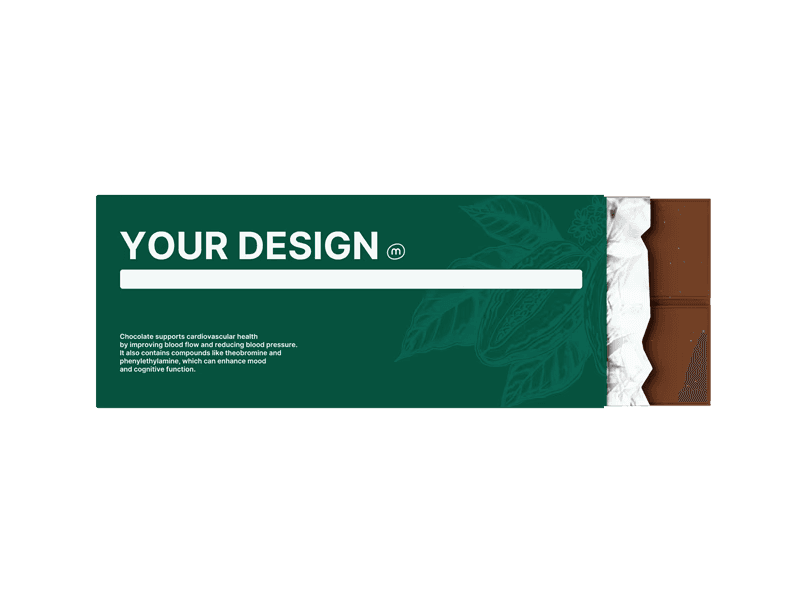 Branded chocolate bar for corporate gifts and event giveaways
