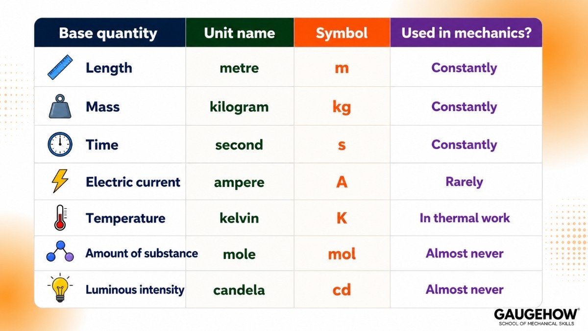  7 SI Base Units