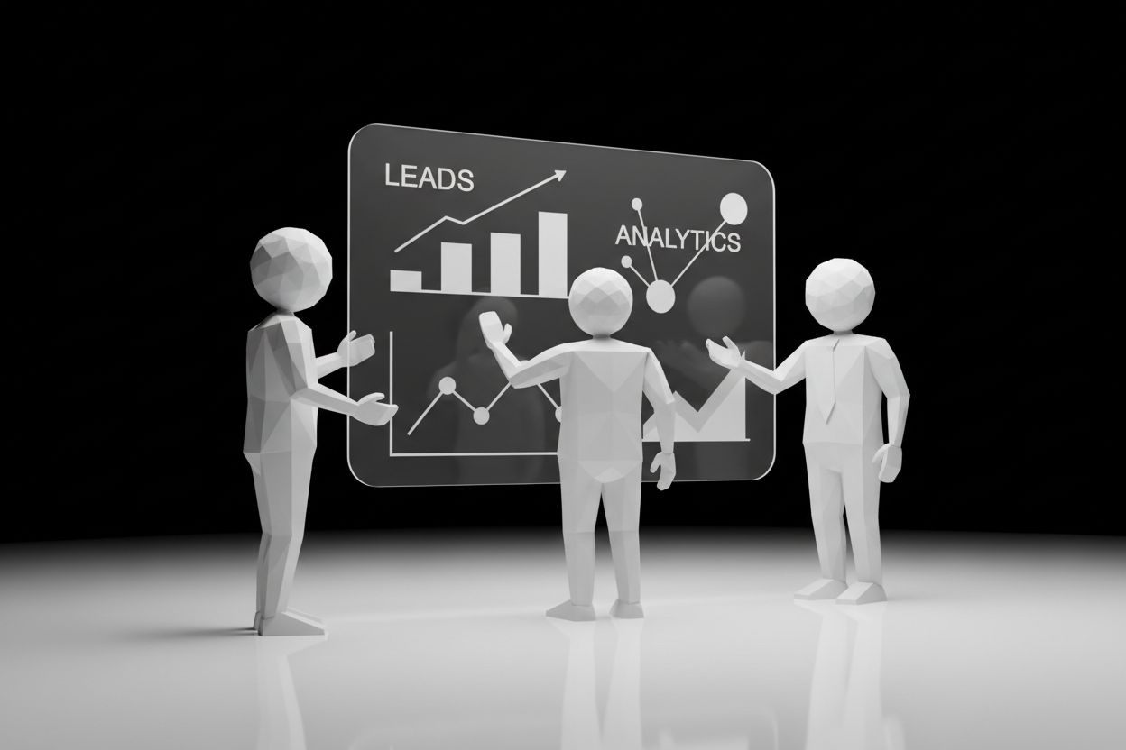 Team reviewing SEO ROI