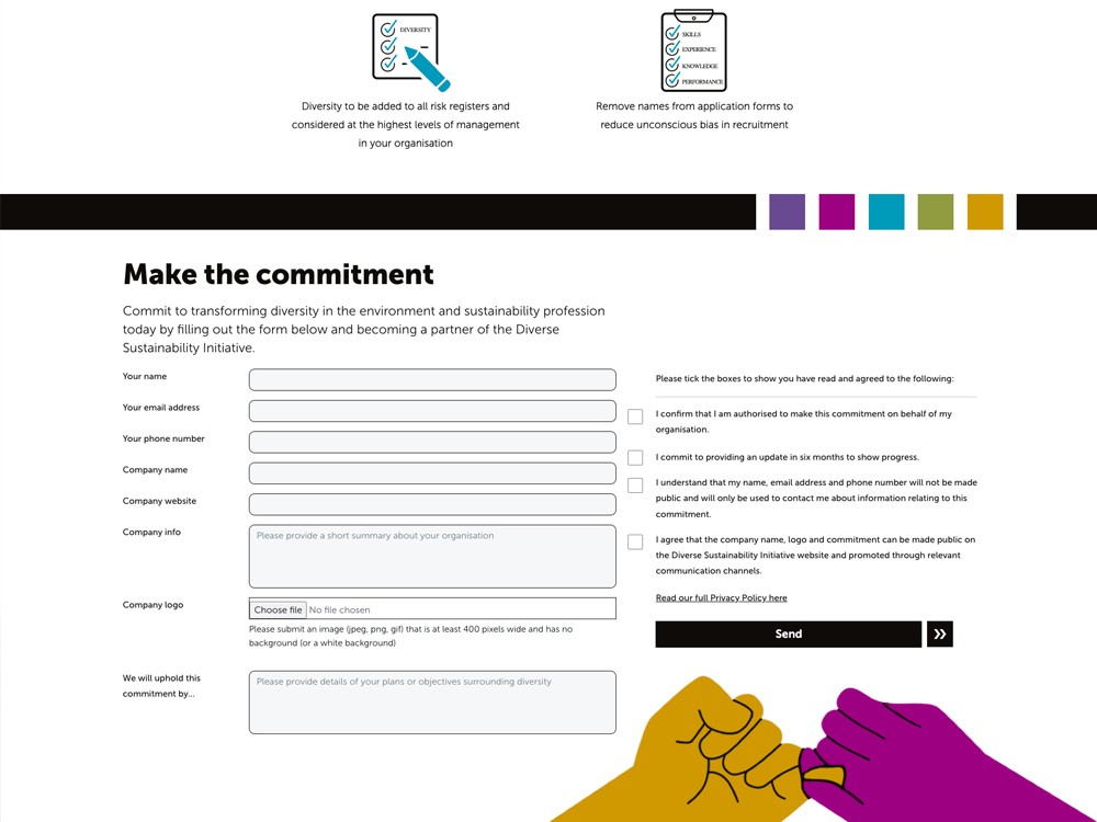 Make the commitment form