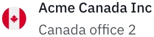 Acme Canada Inc, Canada office 2