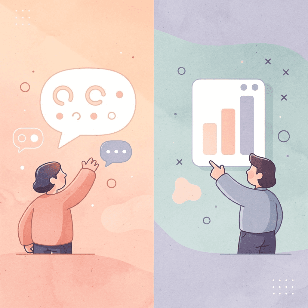 Split scene showing operational versus emotional approaches to startup shutdown - Startup Shutdown