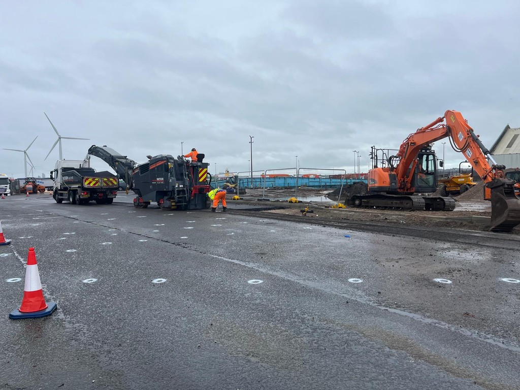 Machine lay services by Gibbs Northern Ltd