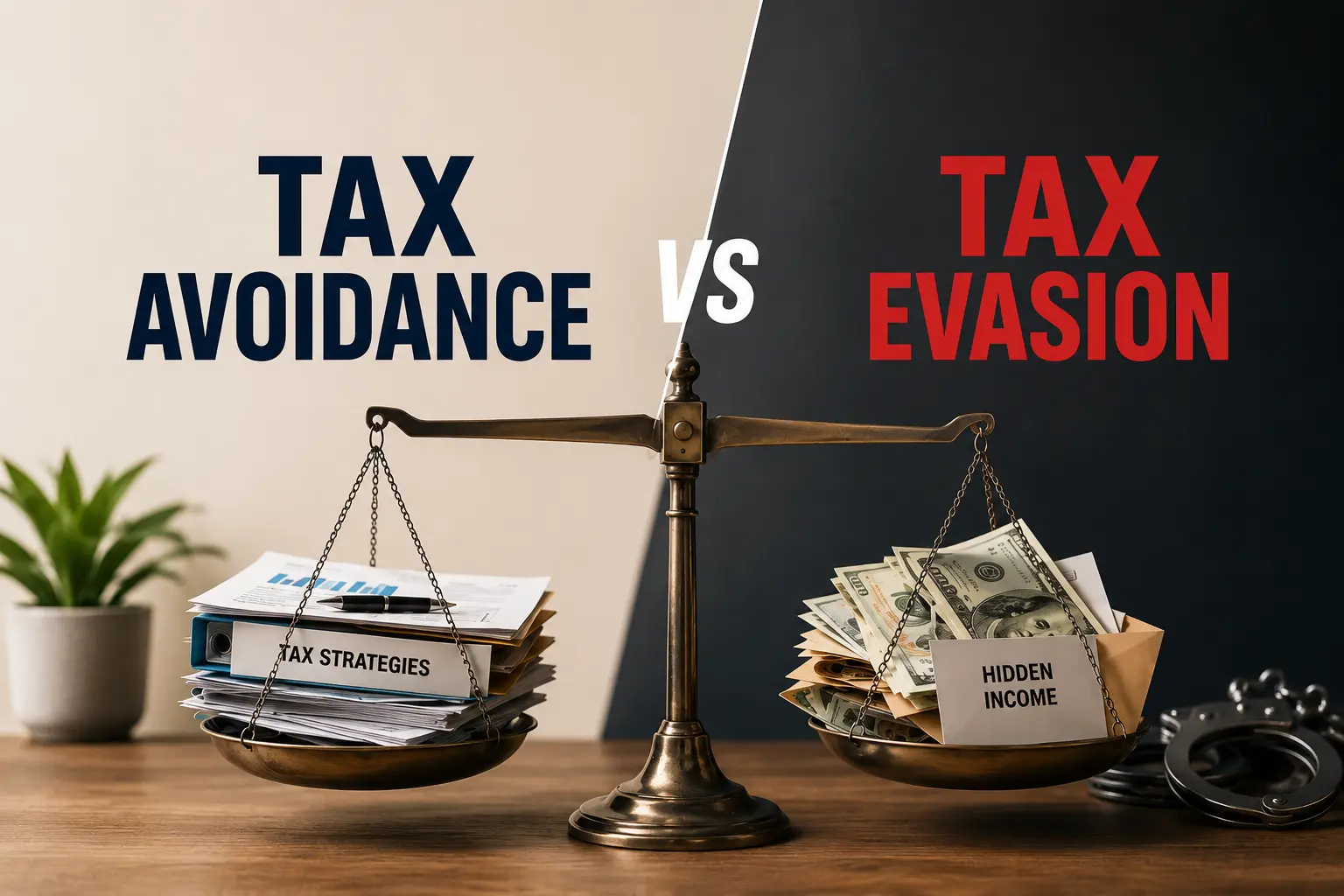 perbedaan tax avoidance dengan tax evasion