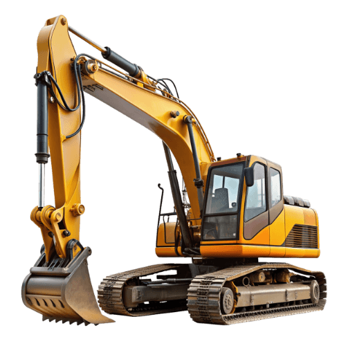 Happy woman in a green sweater holding a phone and looking up