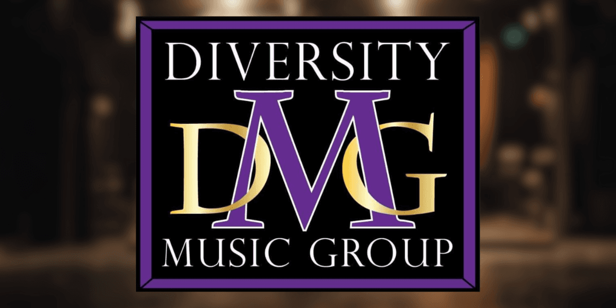 "Logo of Diversity Music Group, representing Chad Lawson Cooper’s independent music company focused on blending storytelling with musical creativity."