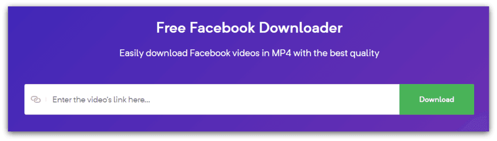 BitDownloader’s Free Facebook Downloader