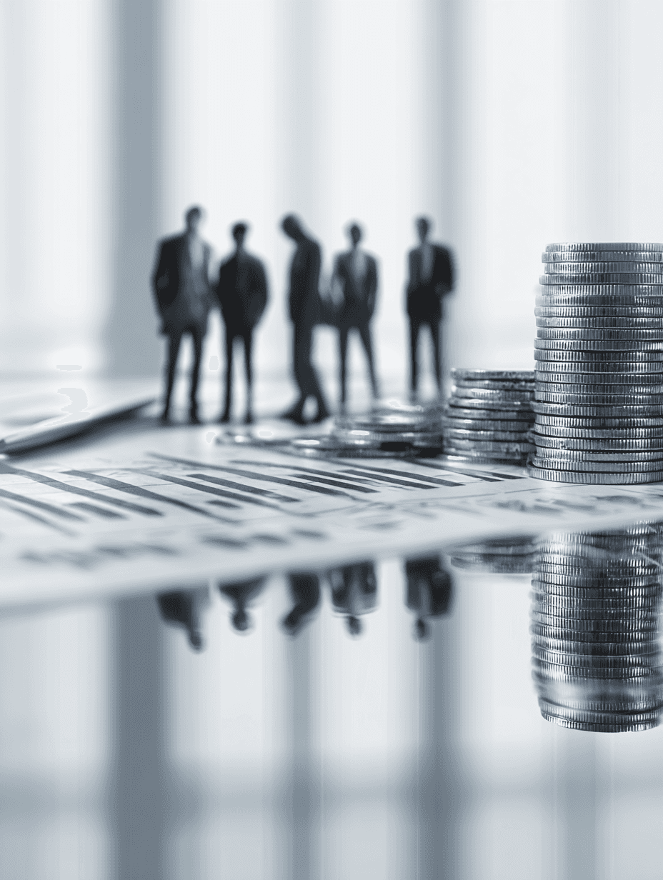 Business professionals reviewing financial charts representing small business reporting by BM Bookkeeping