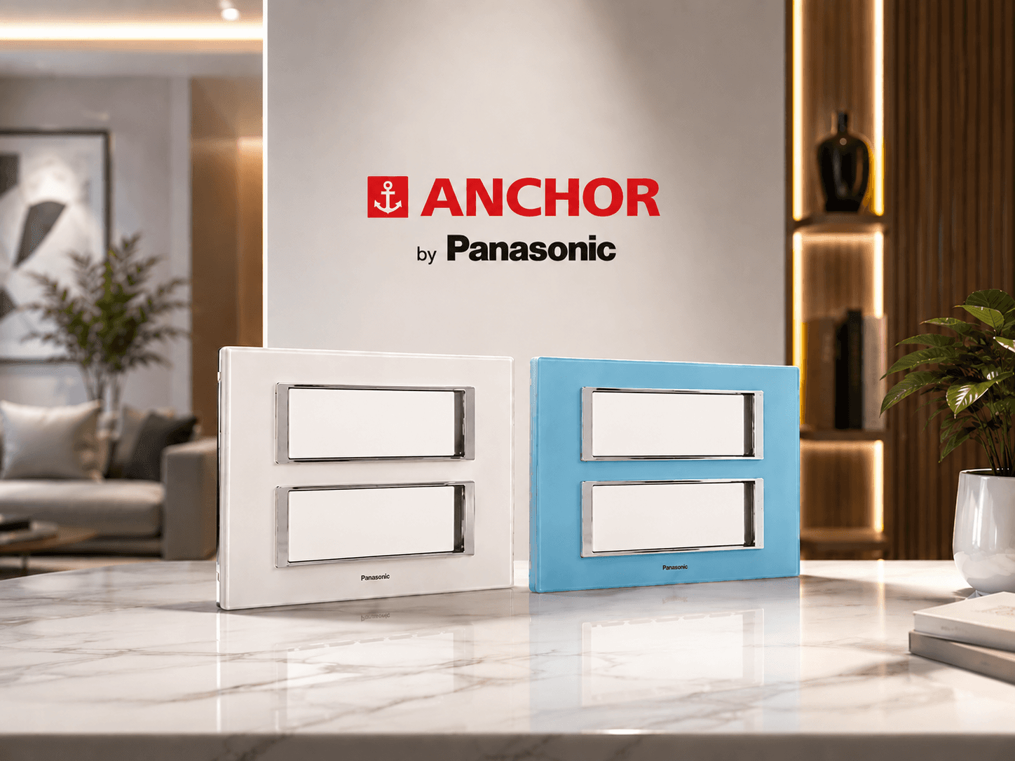 Anchor 12 Module Cover Plate