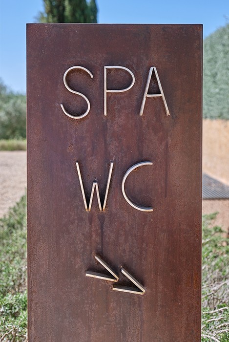 Spa sign at Son Penya