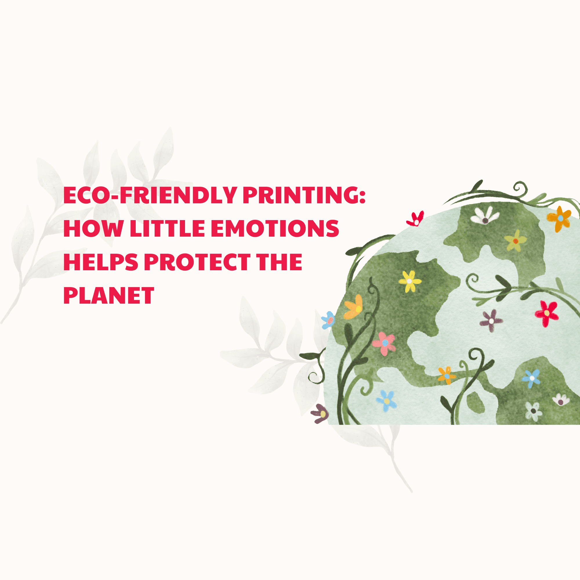 Eco printing custom photo books Little Emotions