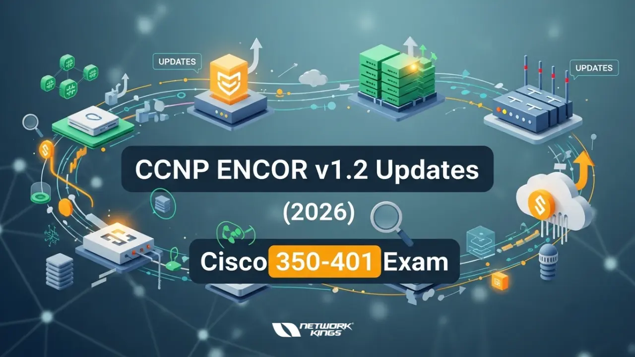 CCNP ENCOR v1.2 Updates (2026): What's New in Cisco 350-401 Exam