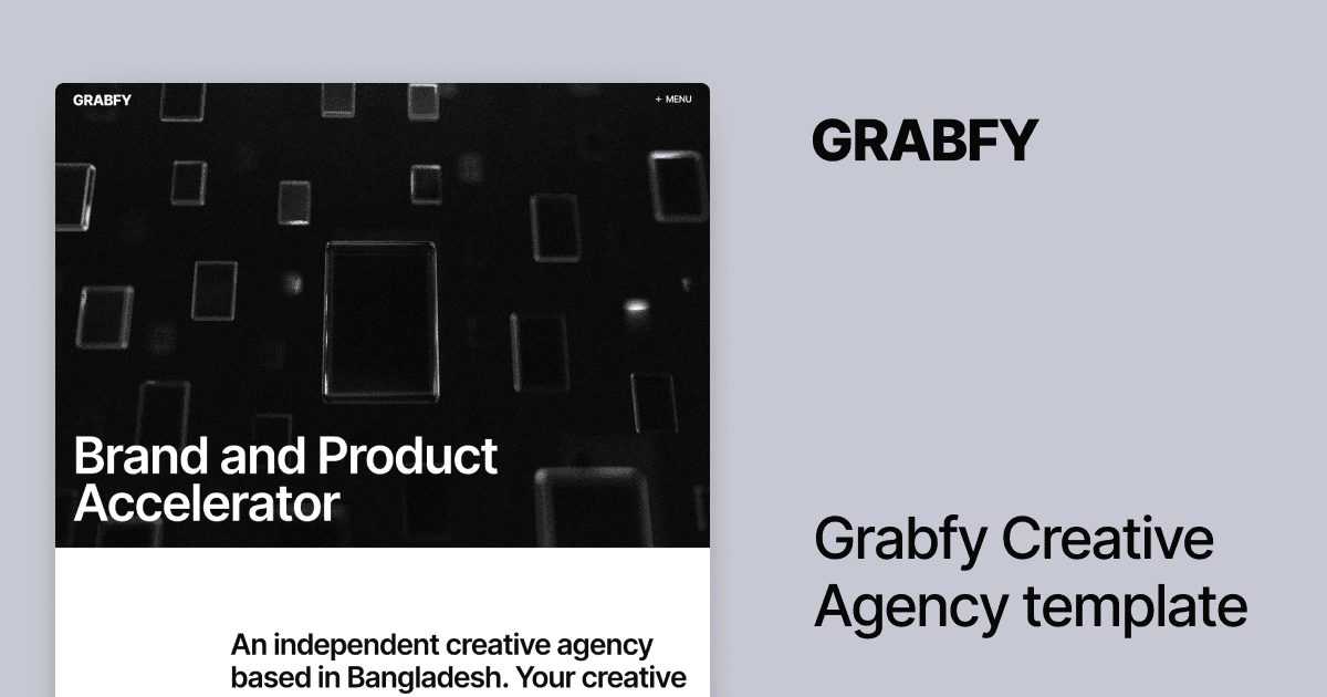 Grabfy – Creative Agency Template