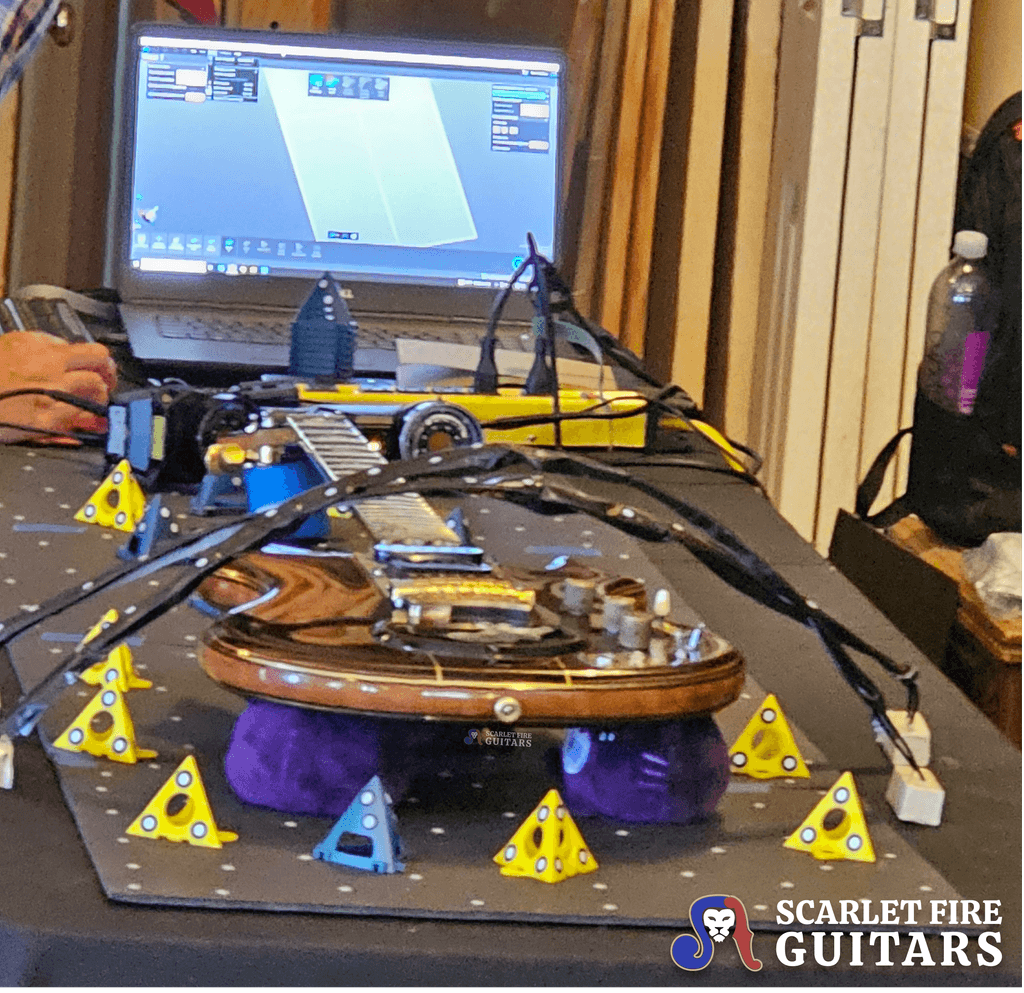 Performing 3d scans of Jerry Garcia's Tiger guitar