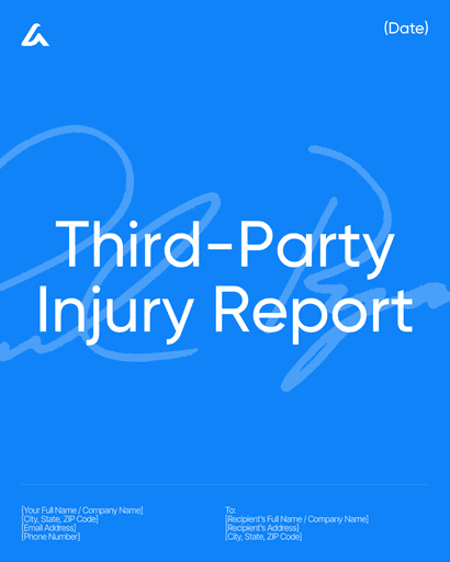 Third-Party Injury Report