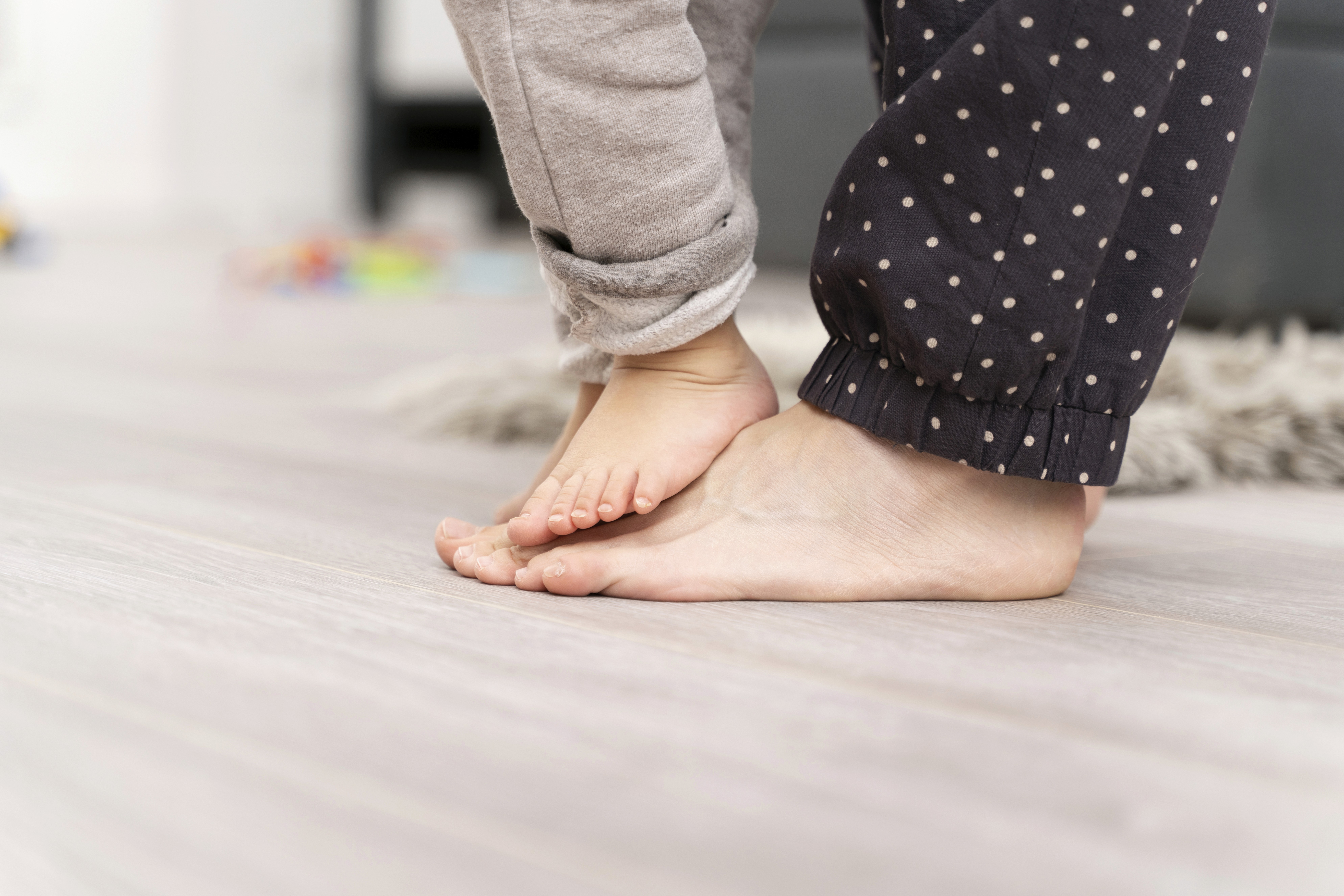 Worried about slips when kids learn to balance? Slip-resistant hybrid flooring creates steady footing, making everyday moments safer in Brisbane family homes.