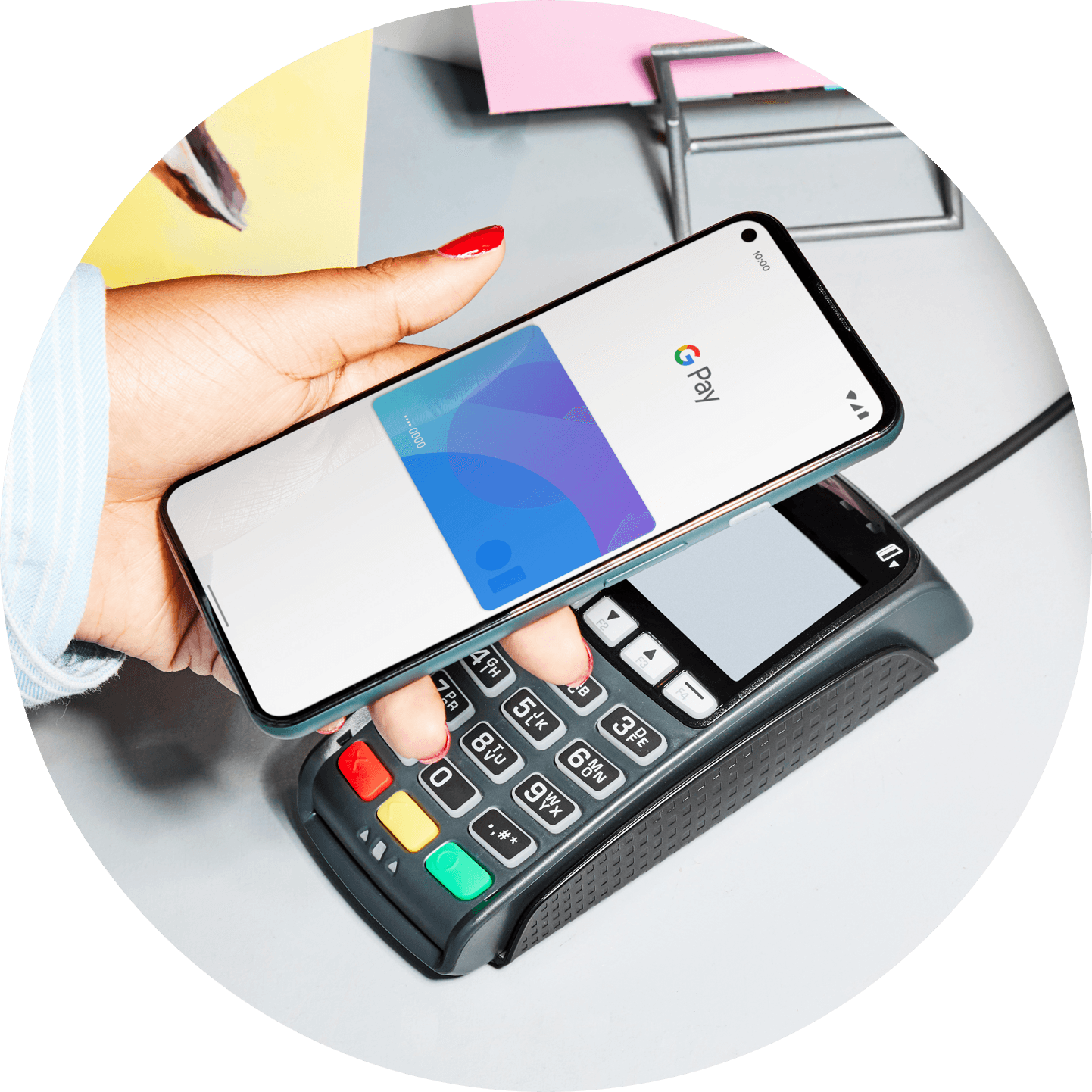 Google Pay website hero image.