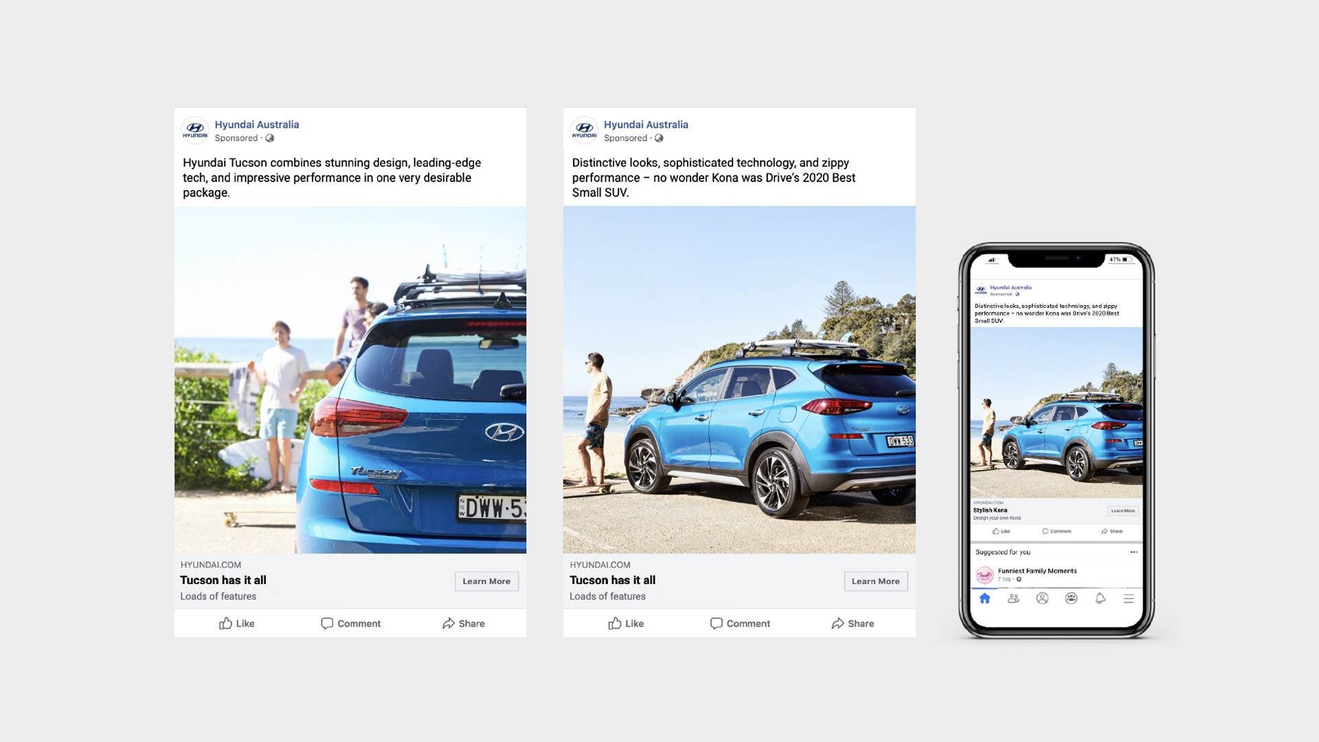 Homescreen with open bottom drawer