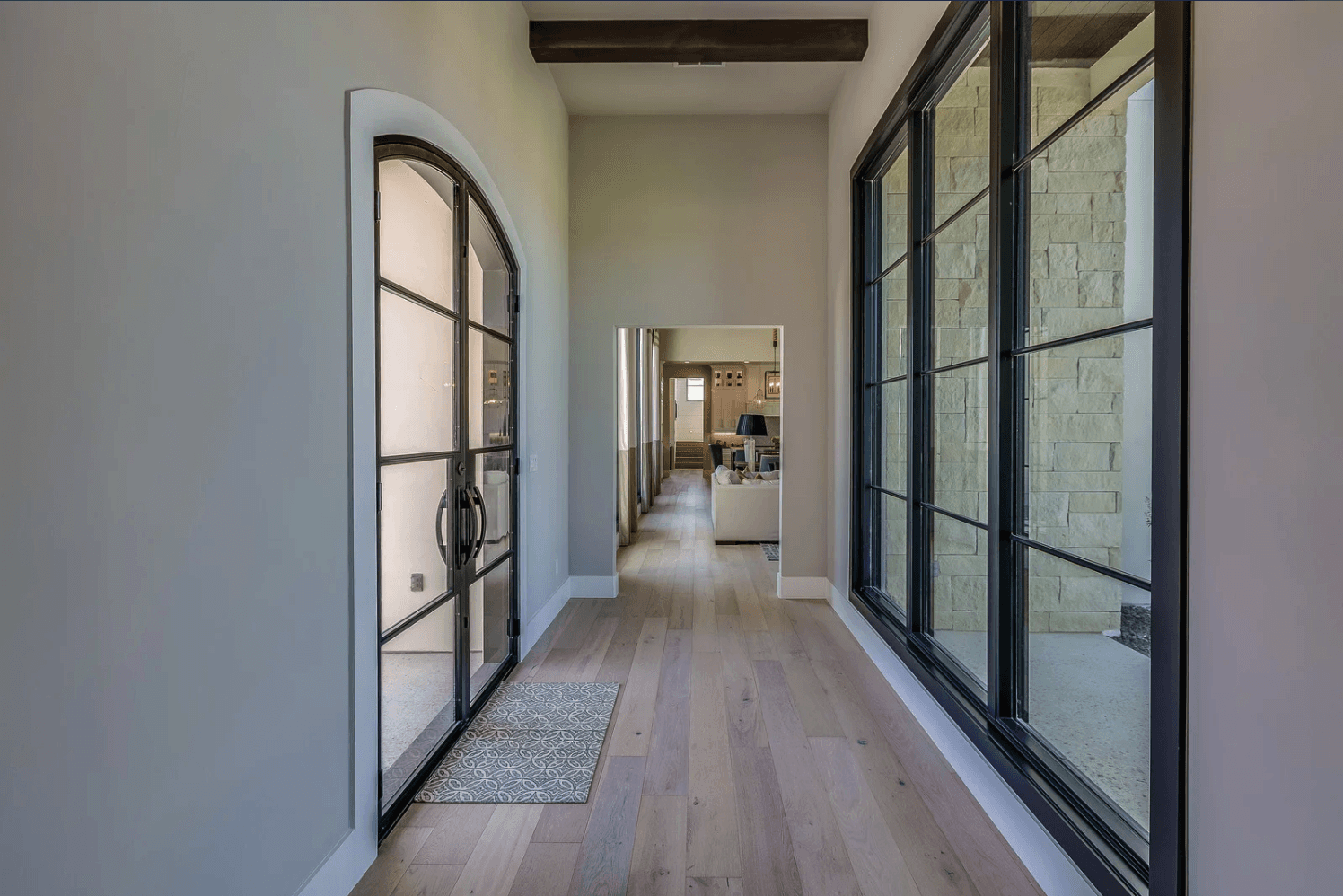 Before and after of a house renovation