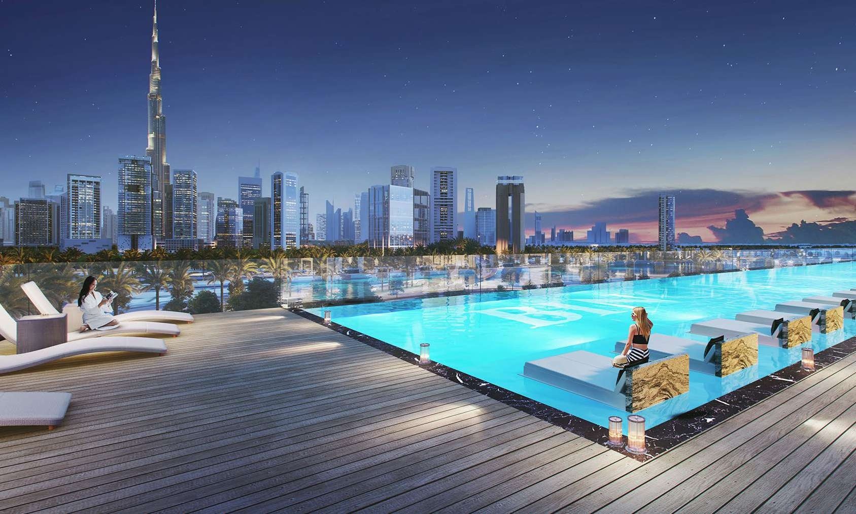 Burj Binghatti and Jacob & Co collaboration showcase — luxury and design synergy. Explore Dubai real estate projects payable in crypto via Tylt.