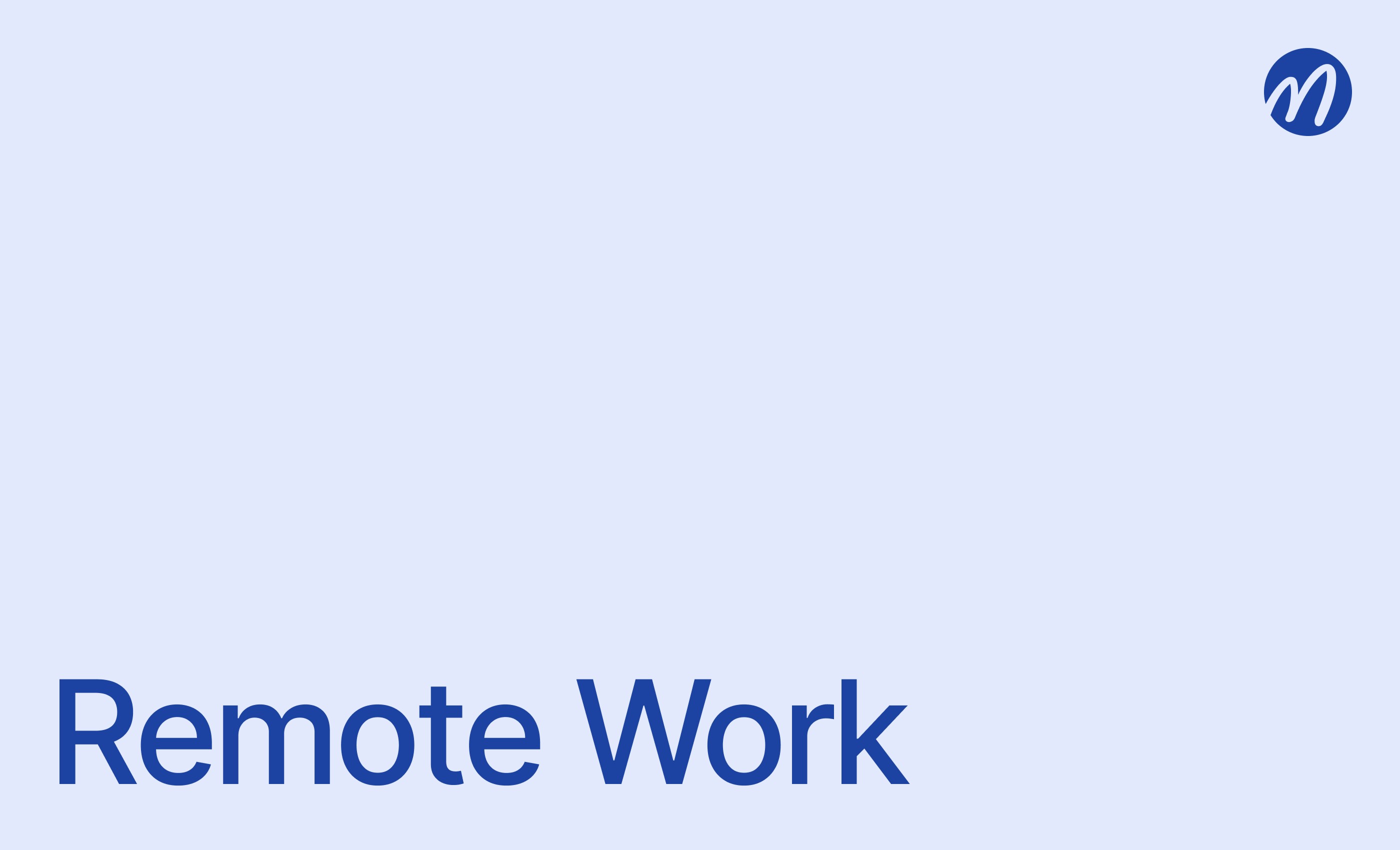 Remote Work