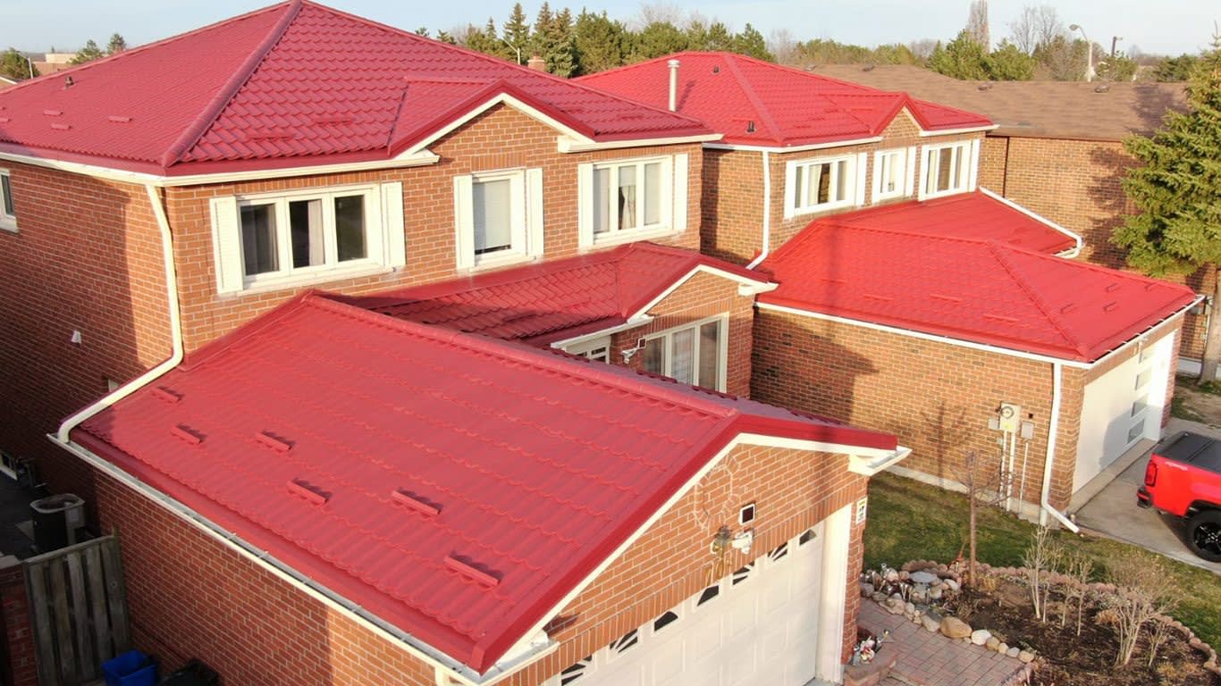 Residential metal roofing Repentigny - completed project