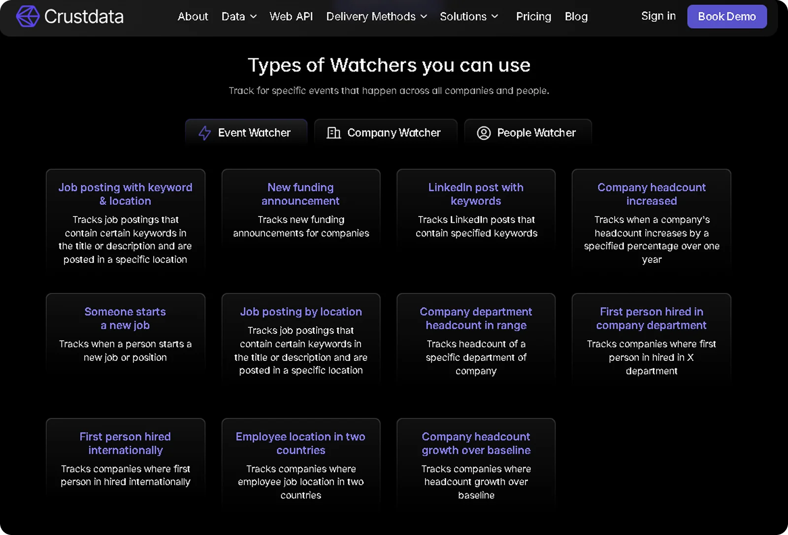 crustdata-types-of-watchers