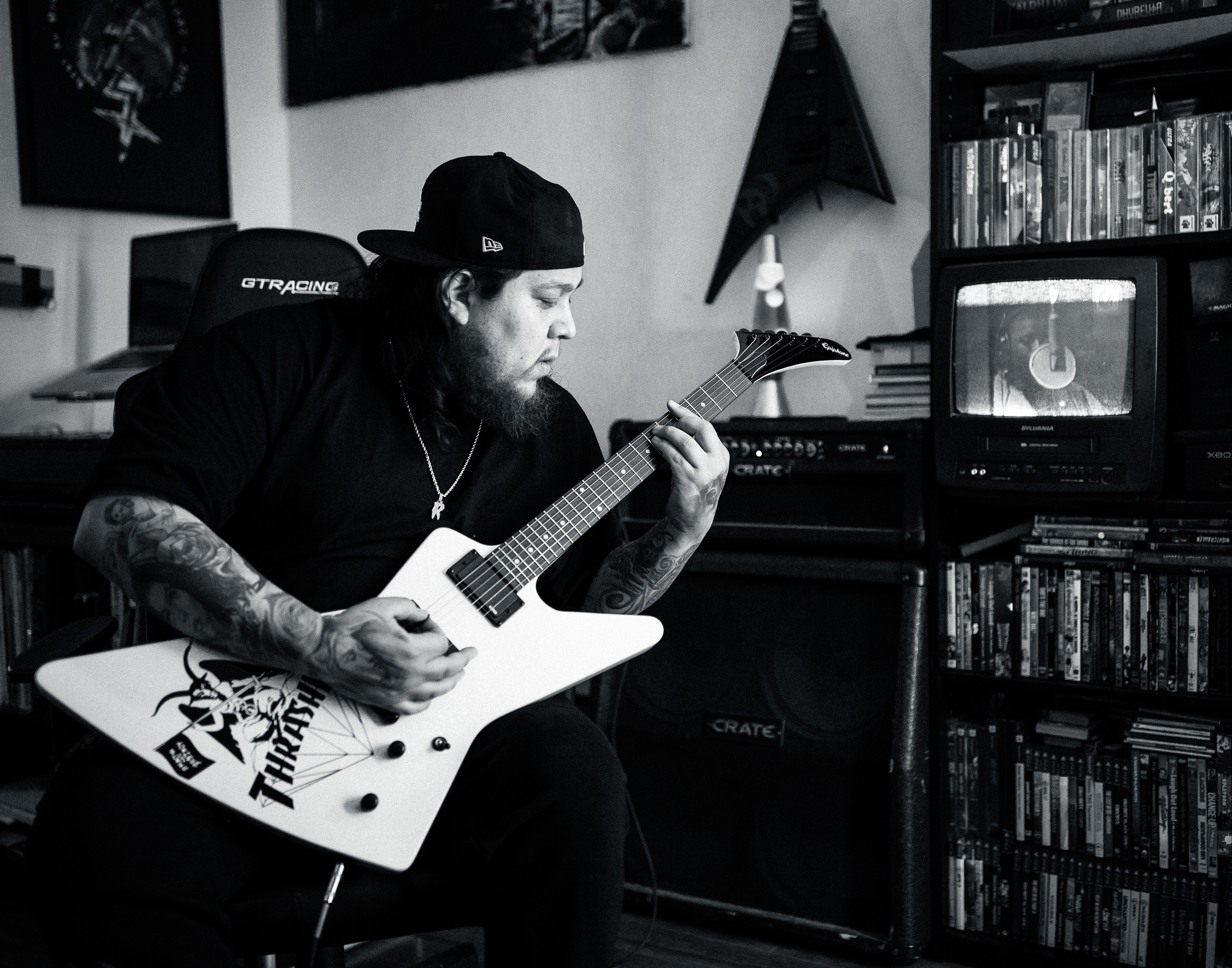Ratcheton Playing Thrasher Guitar Documentary Johnny Baru Media
