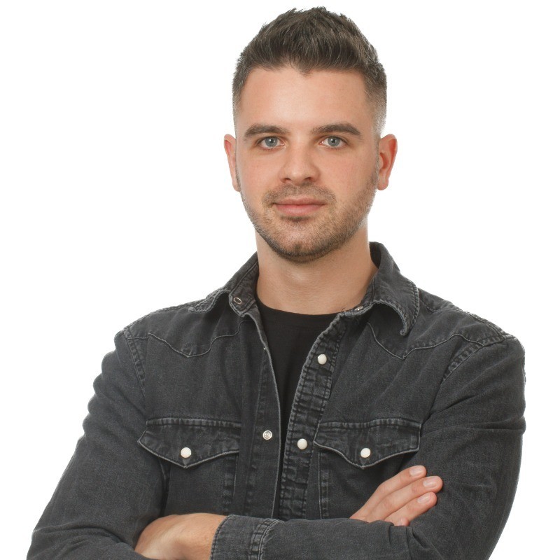 Close-up portrait of a person