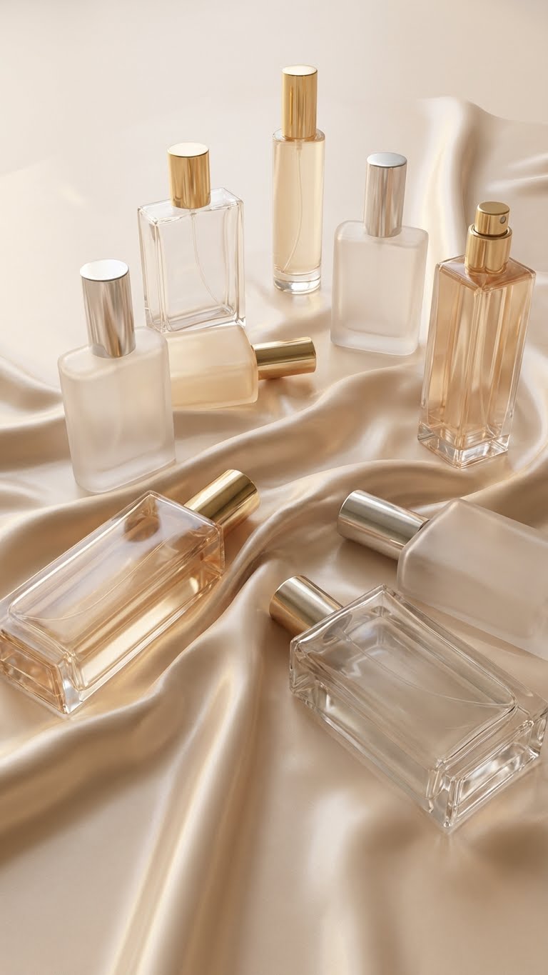 green lotion bottles