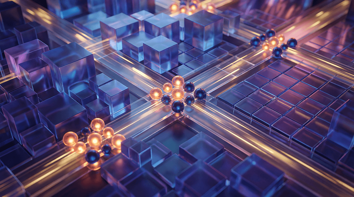 Man working on turbine