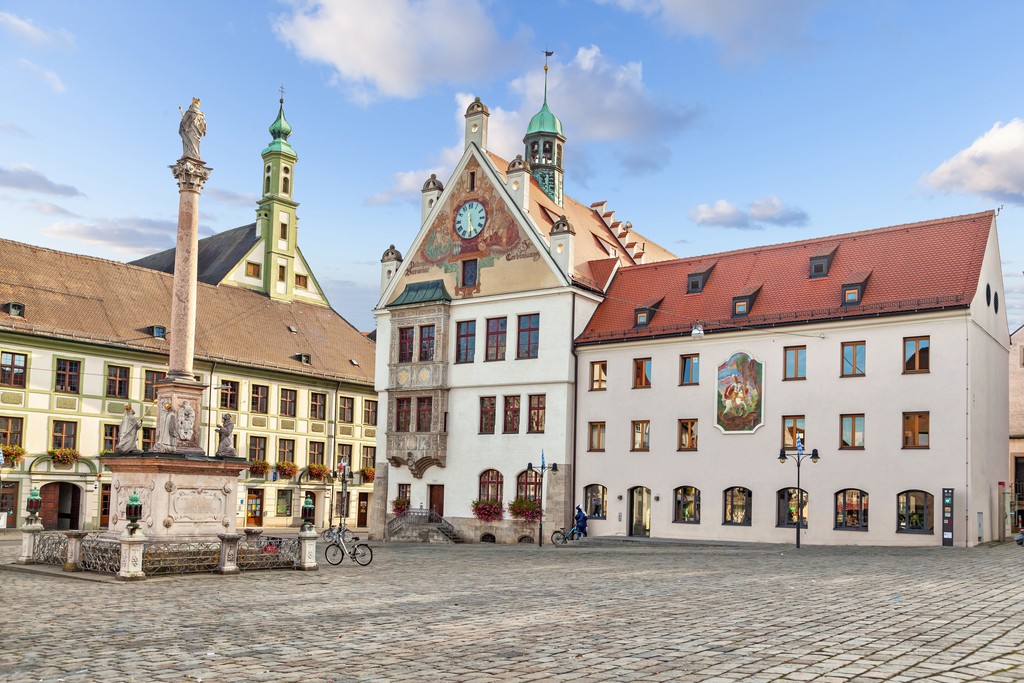 Ein Rathaus am Marktplatz