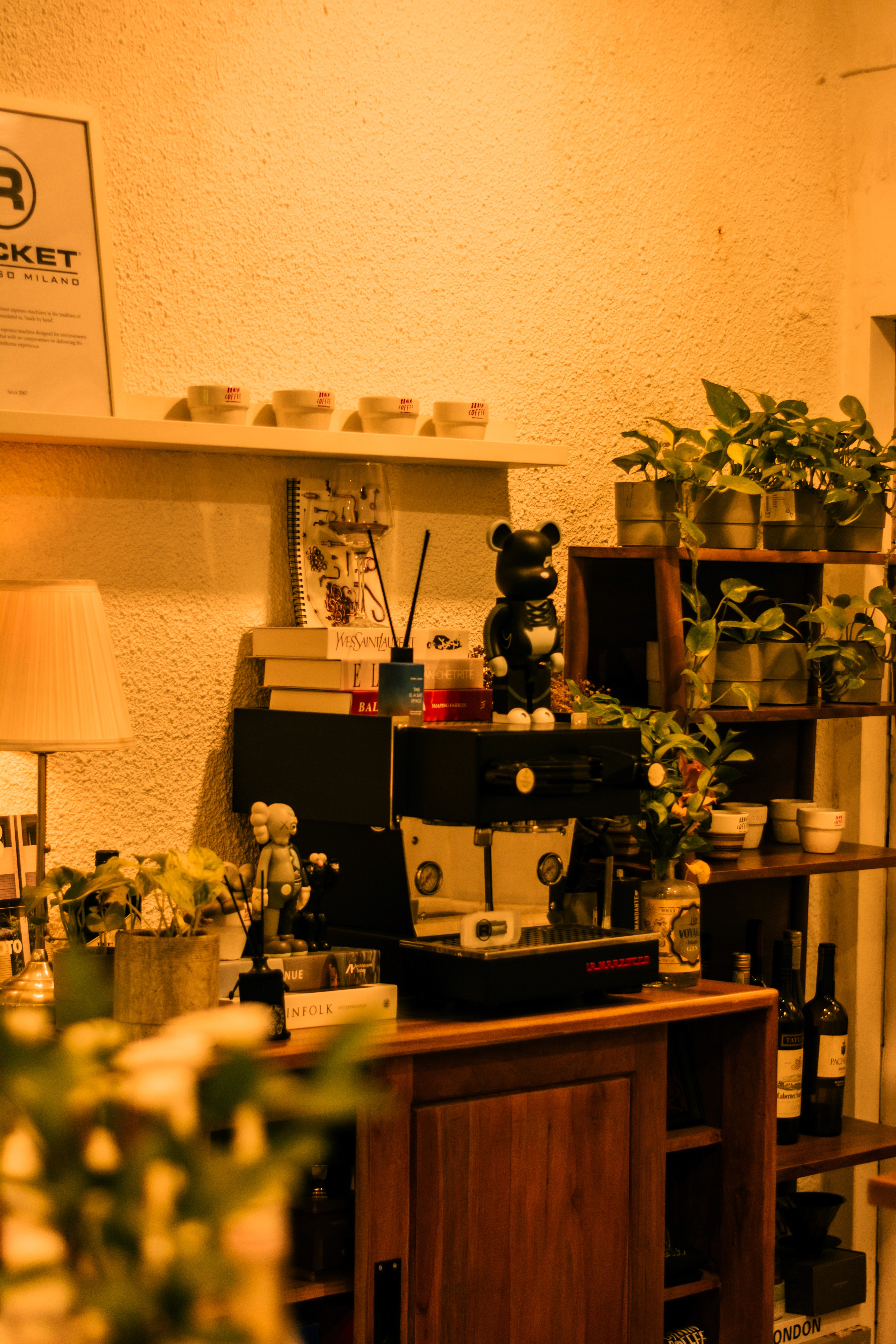 Interior of Brain Coffee Surabaya